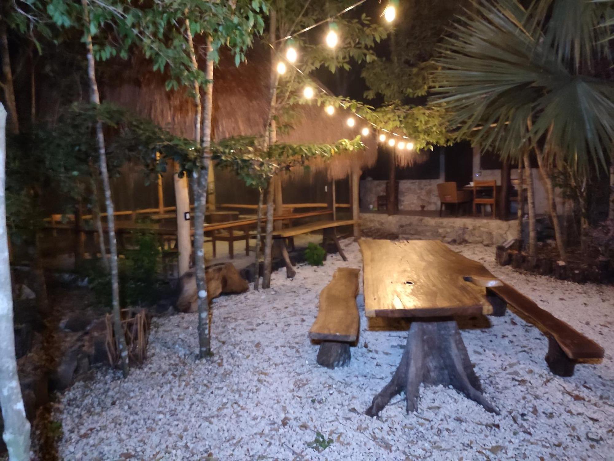 Aldea Maya-Ha Cabanas Con Cenotes Puerto Morelos Exterior photo