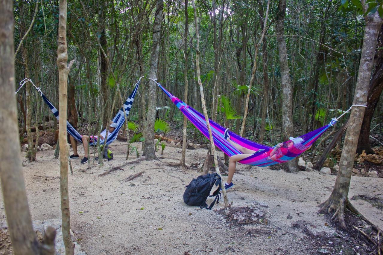 Aldea Maya-Ha Cabanas Con Cenotes Puerto Morelos Exterior photo